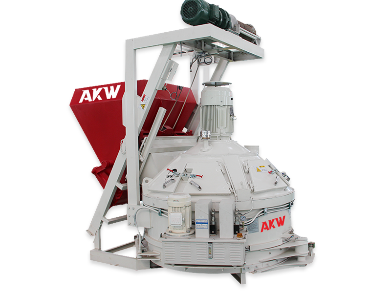 hormigonera planetaria con tolva