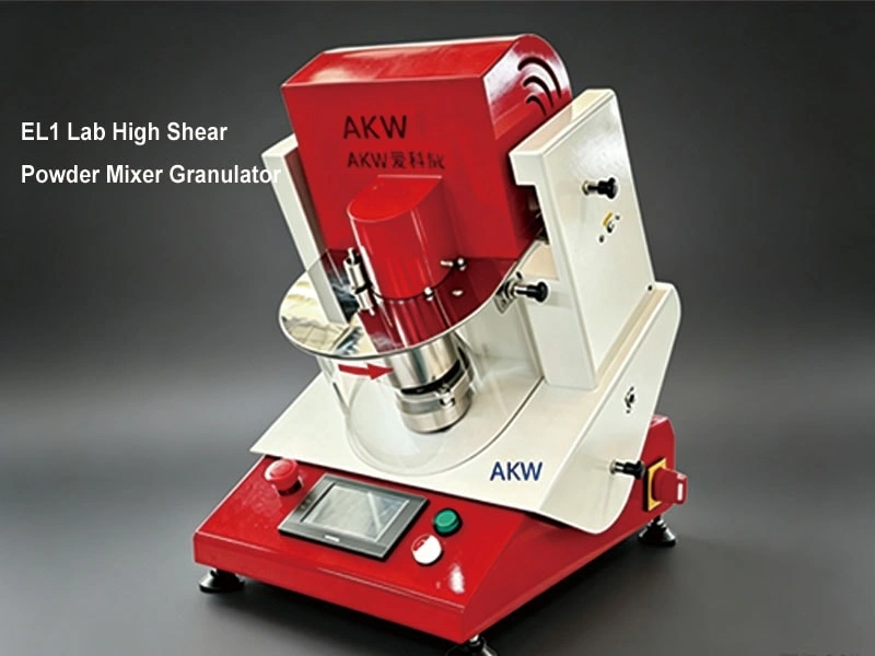 EL1 Lab High Shear Powder Mixer Granulator Para Investigación Y Desarrollo Farmacéutico Y Químico