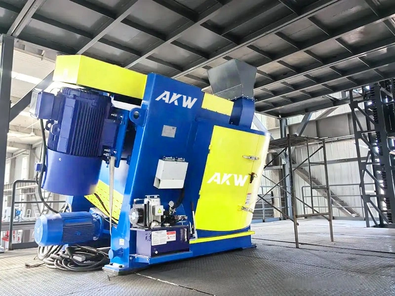 Granulador De Mezcla Intensiva Inclinado AKW Para La Industria Del Vidrio