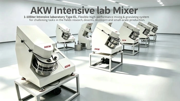 AKW 2L Lab Intensive Mixer | Validación De Proceso De Tres En Uno De Prill Cáustico Y Etanolamina